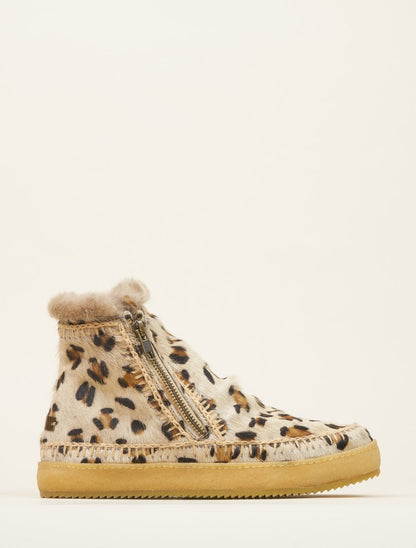 LAIDBACK - Setsu Boot Leopard Beige