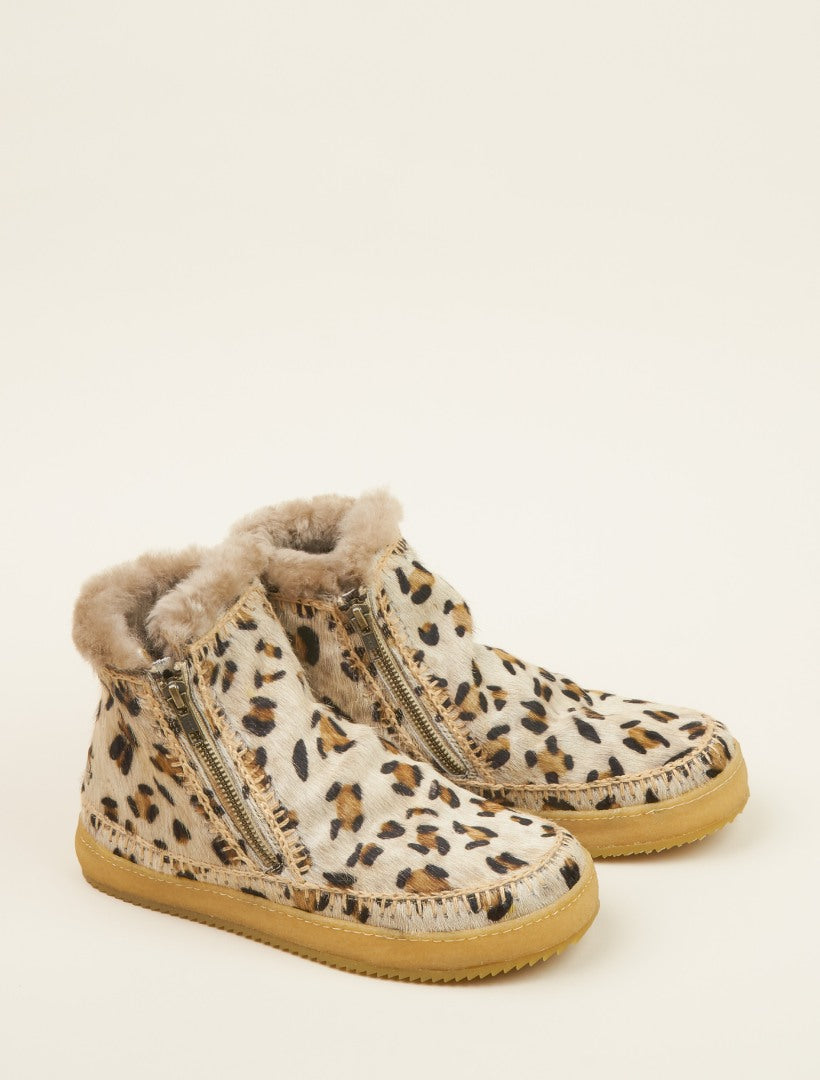 LAIDBACK - Setsu Boot Leopard Beige