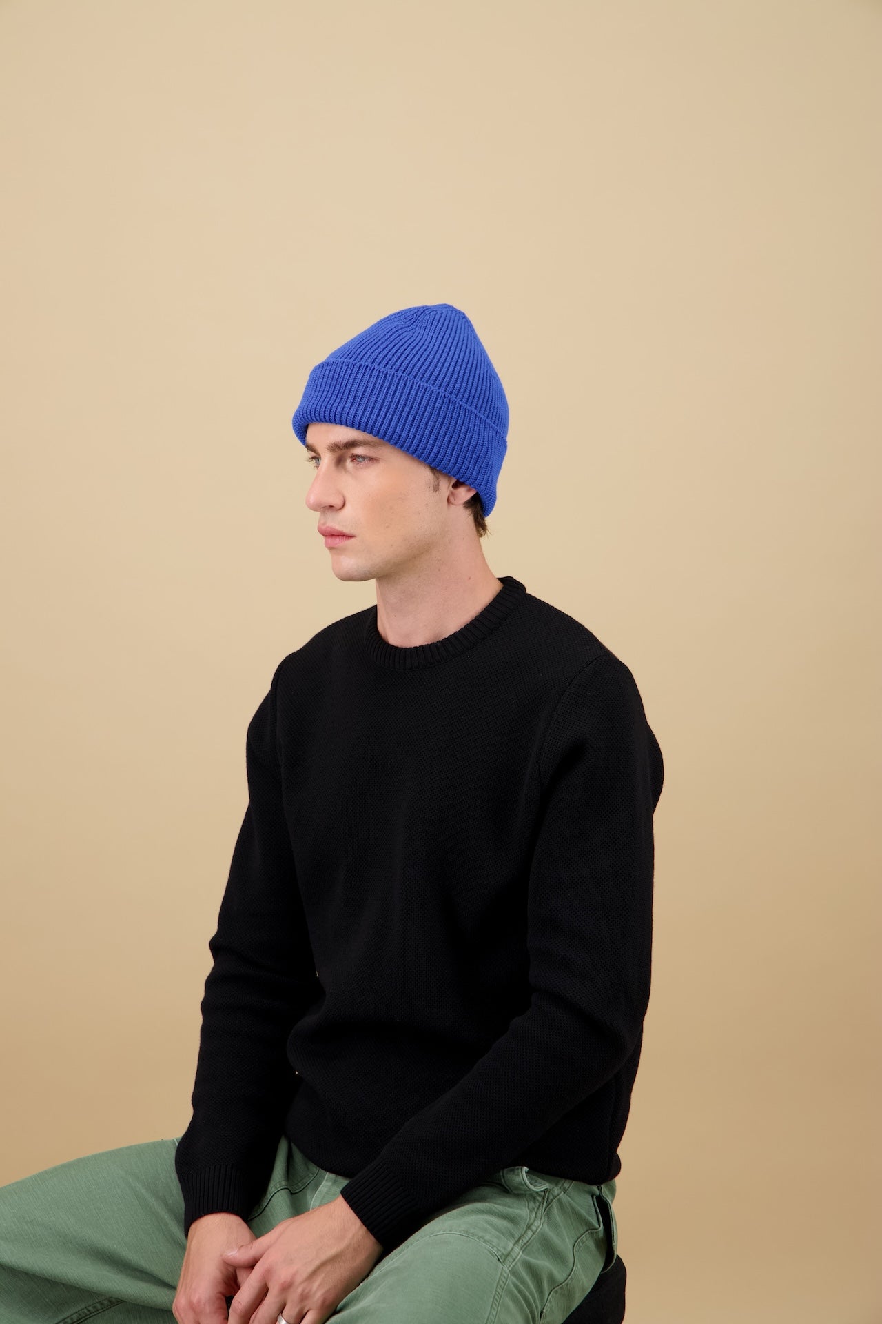 NITTO KNITWEAR - Royal Blue Macaw Hat
