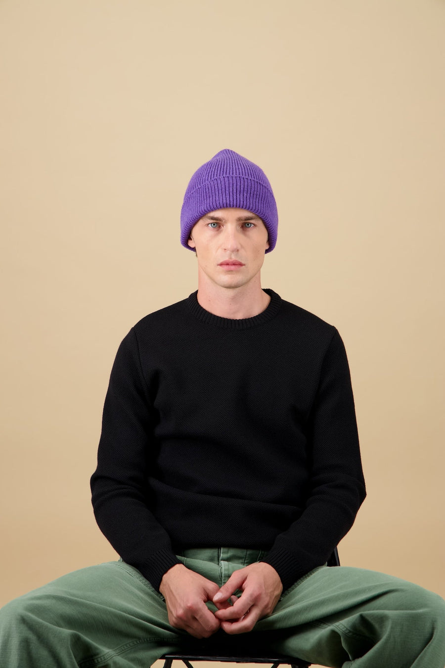 NITTO KNITWEAR - Bonnet Violet
