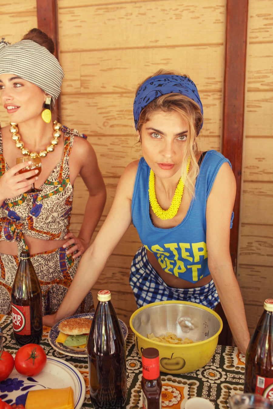 FOULARD BANDANA PASLEY BLEUE