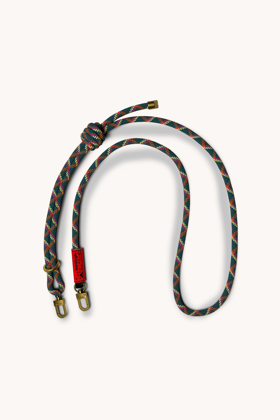 TOPOLOGIE - CORDON 8MM STRAPS ROPE DEEP TEAL HELIX