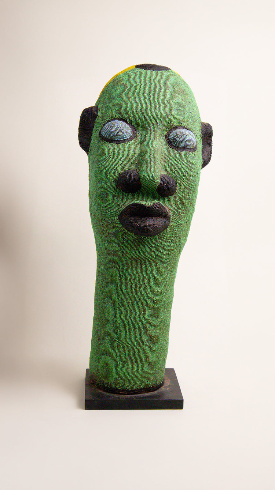 L'ÎLE BLEUE - Statue en Perles et Terre Cuite