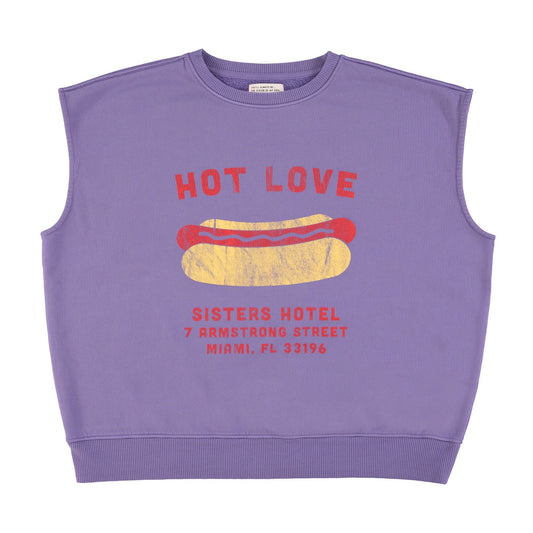 SISTERS DEPARTMENT - Sweatshirt Sleeveless Hot Love