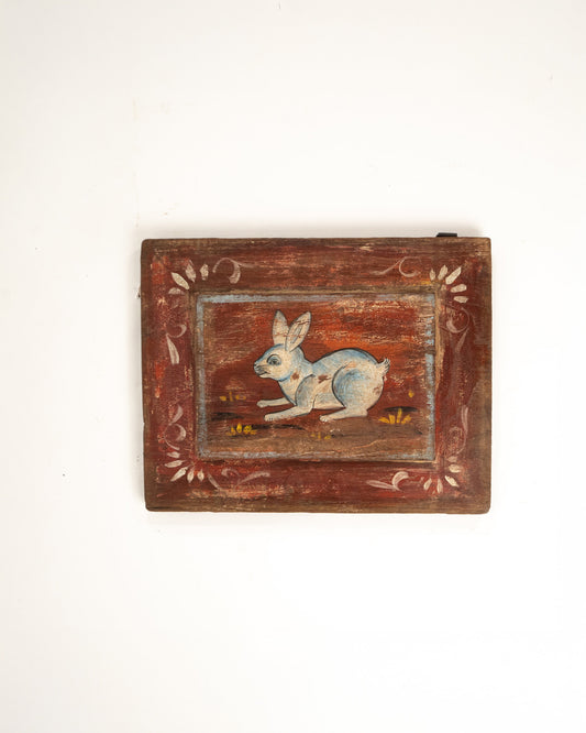 L'ÎLE BLEUE - TABLEAU EN BOIS PEINT À LA MAIN 20