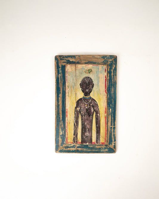 HAND-PAINTED TEAK WOOD 4