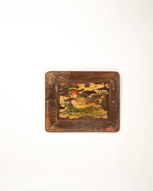 L'ÎLE BLEUE - TABLEAU EN BOIS PEINT À LA MAIN 24