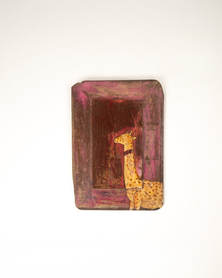 L'ÎLE BLEUE - PEINTURE SUR BOIS