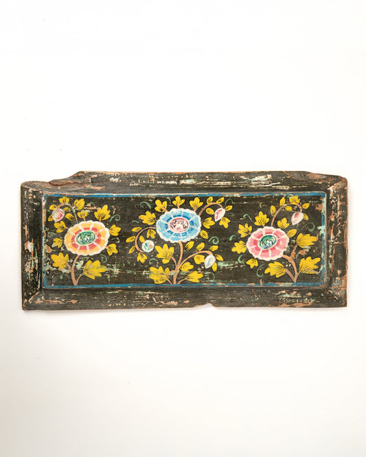 L'ÎLE BLEUE - GRAND TABLEAU EN BOIS PEINT À LA MAIN 10