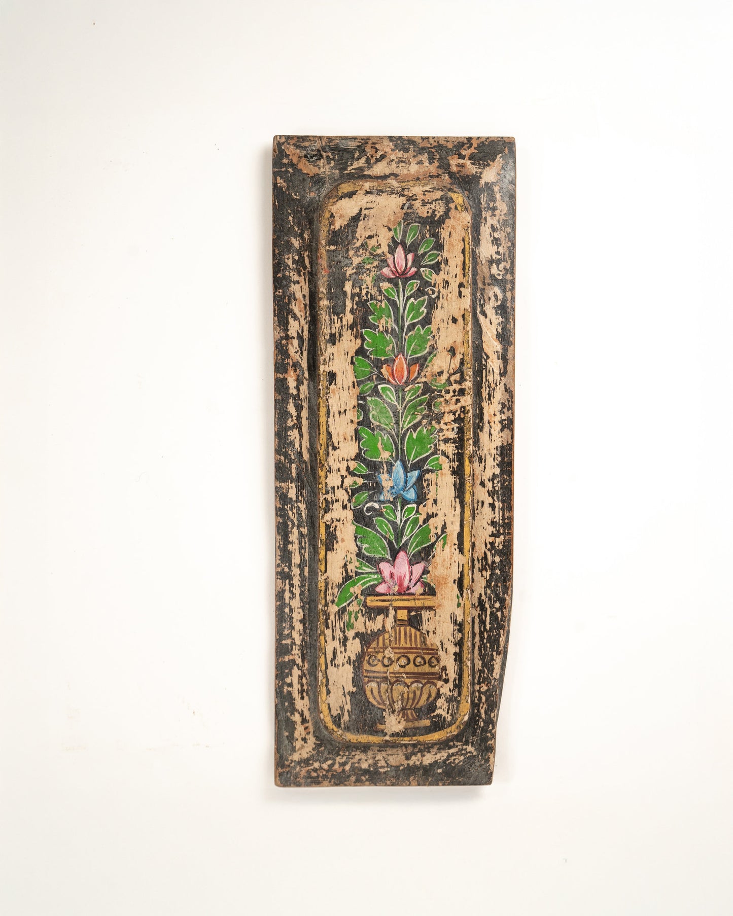 L'ÎLE BLEUE - GRAND TABLEAU EN BOIS PEINT À LA MAIN 18