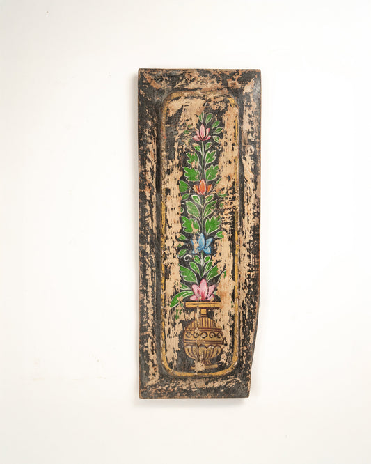 L'ÎLE BLEUE - GRAND TABLEAU EN BOIS PEINT À LA MAIN 18