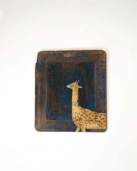 L'ÎLE BLEUE - TABLEAU EN BOIS PEINT À LA MAIN 6