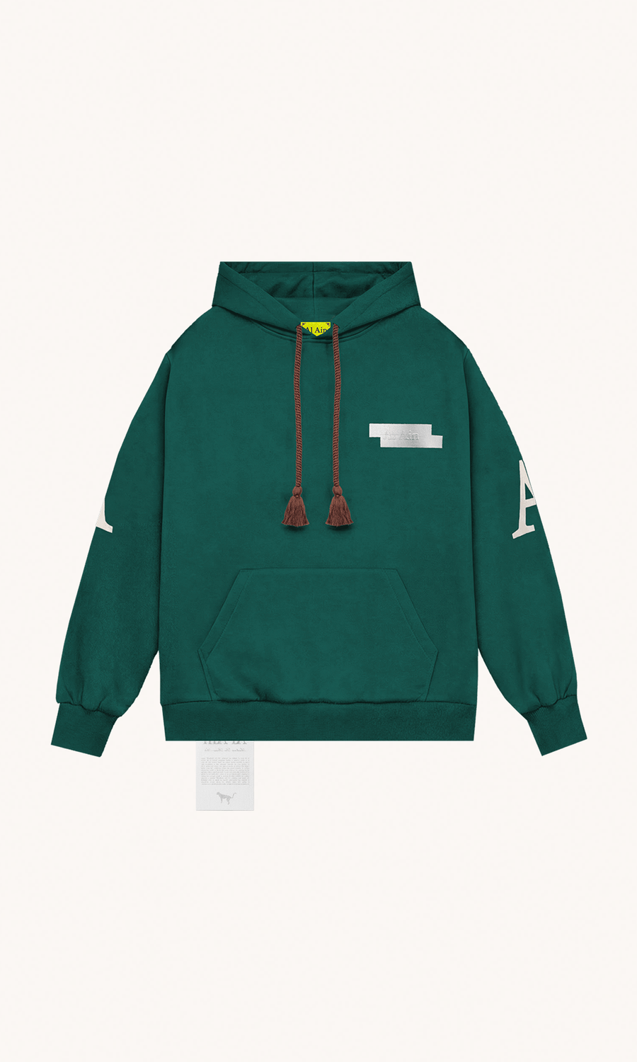 AL AIN - Hoodie Harbor en coton vert army