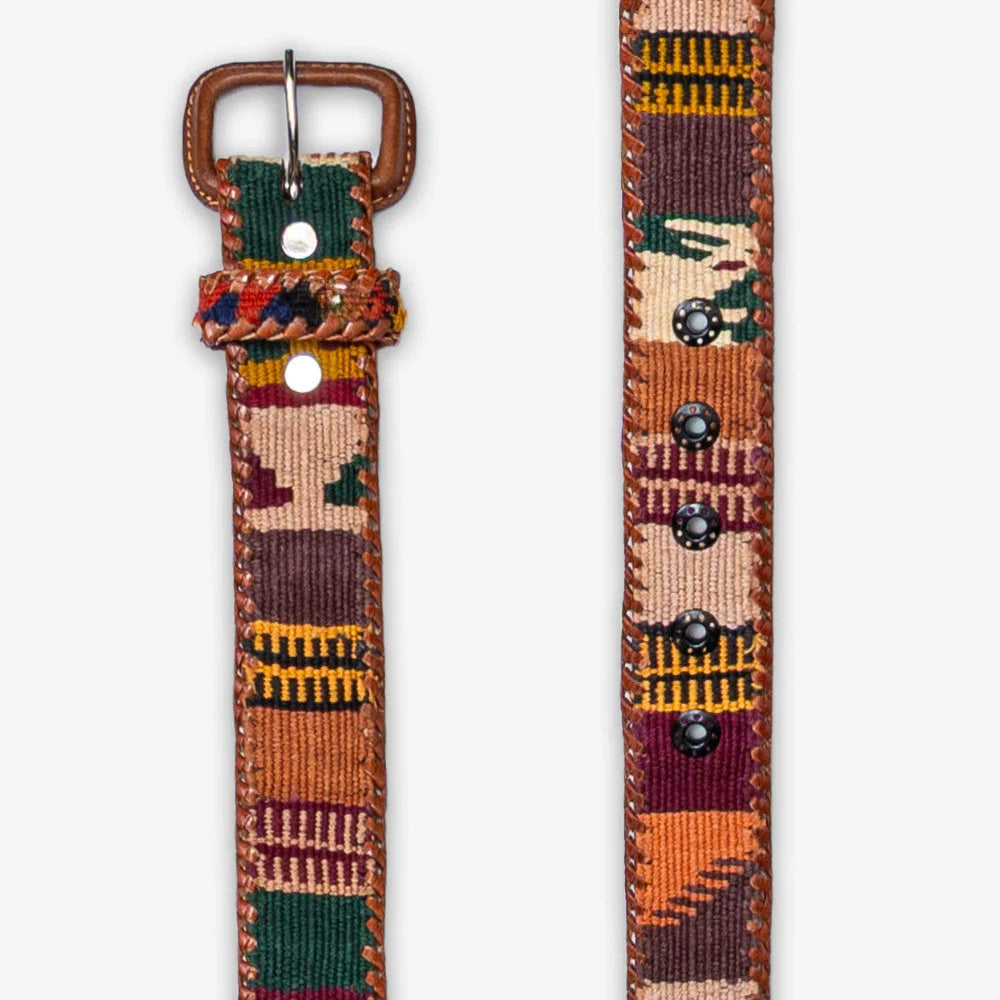Ceinture tissée unisexe La Mansa Terre, quatrième vue