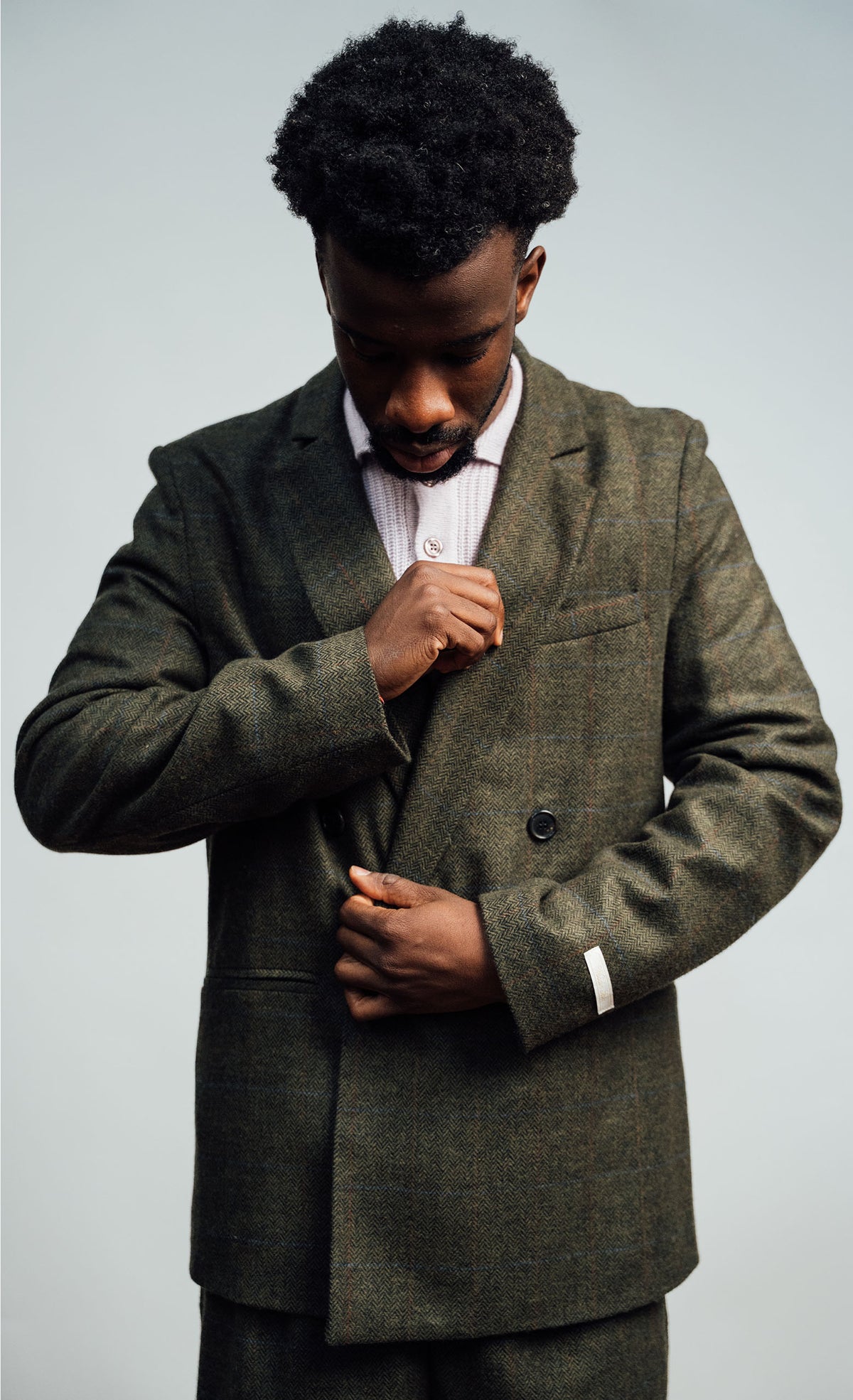 Blazer homme Wooden Store Tom coloris vert, vue principale