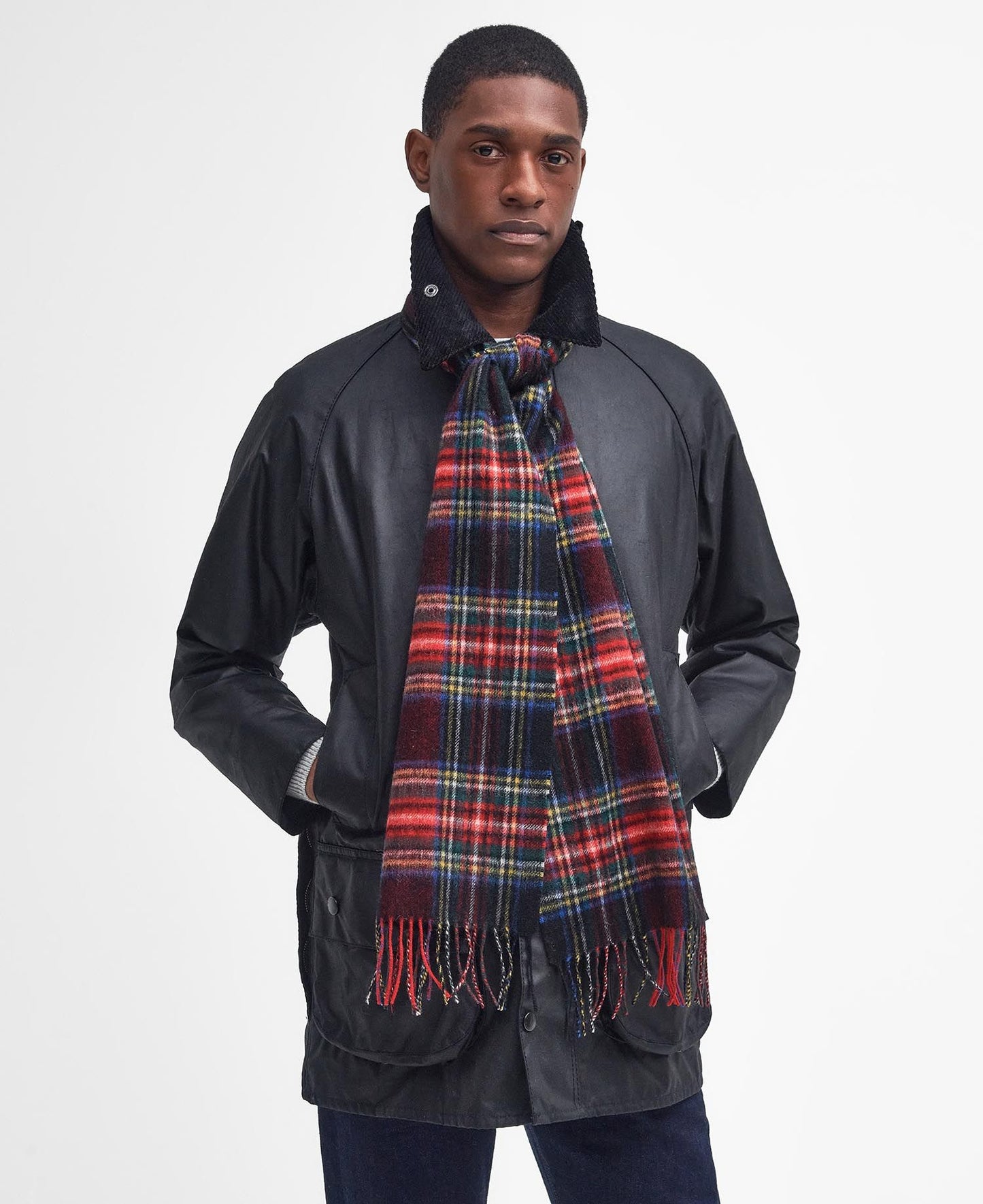 BARBOUR - Écharpe à Carreaux Tartan