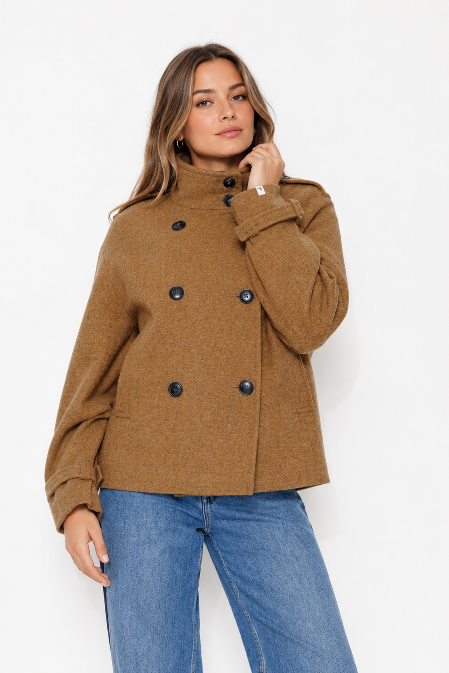 veste sephora portée fermé de face
