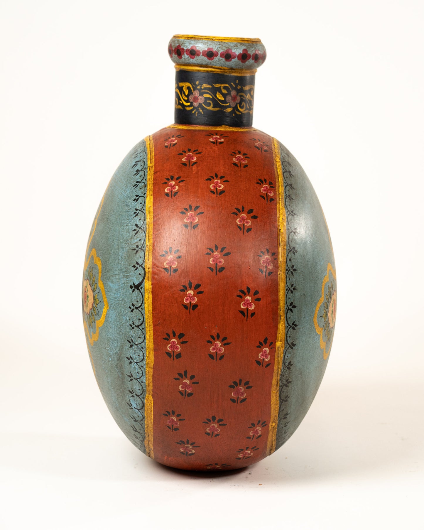 L'ÎLE BLEUE - POT PEINT À LA MAIN 1