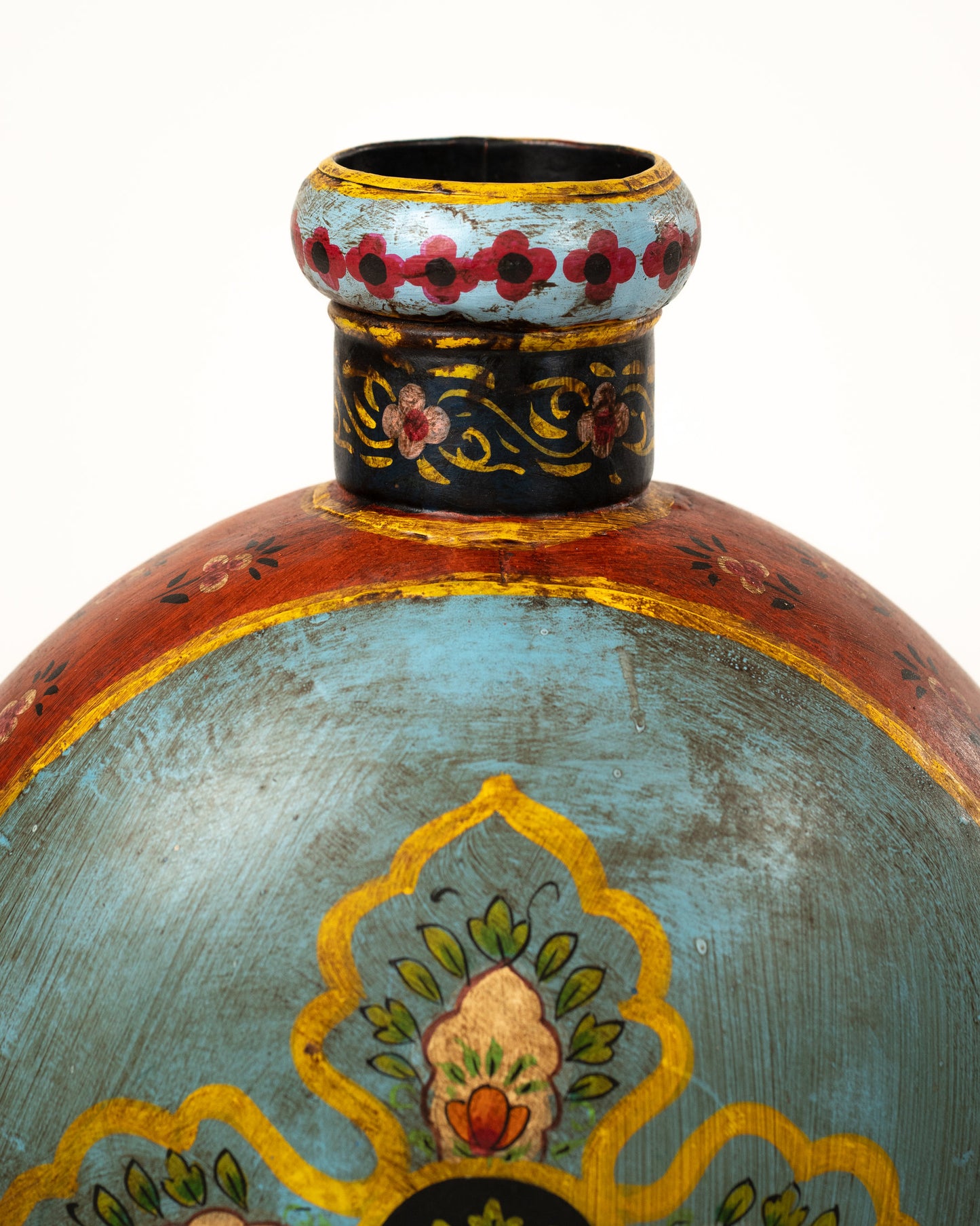 L'ÎLE BLEUE - POT PEINT À LA MAIN 1