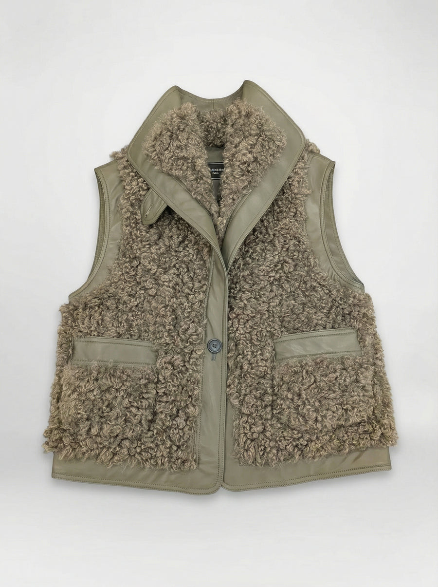 LÉON & HARPER - GILET VICO KHAKI
