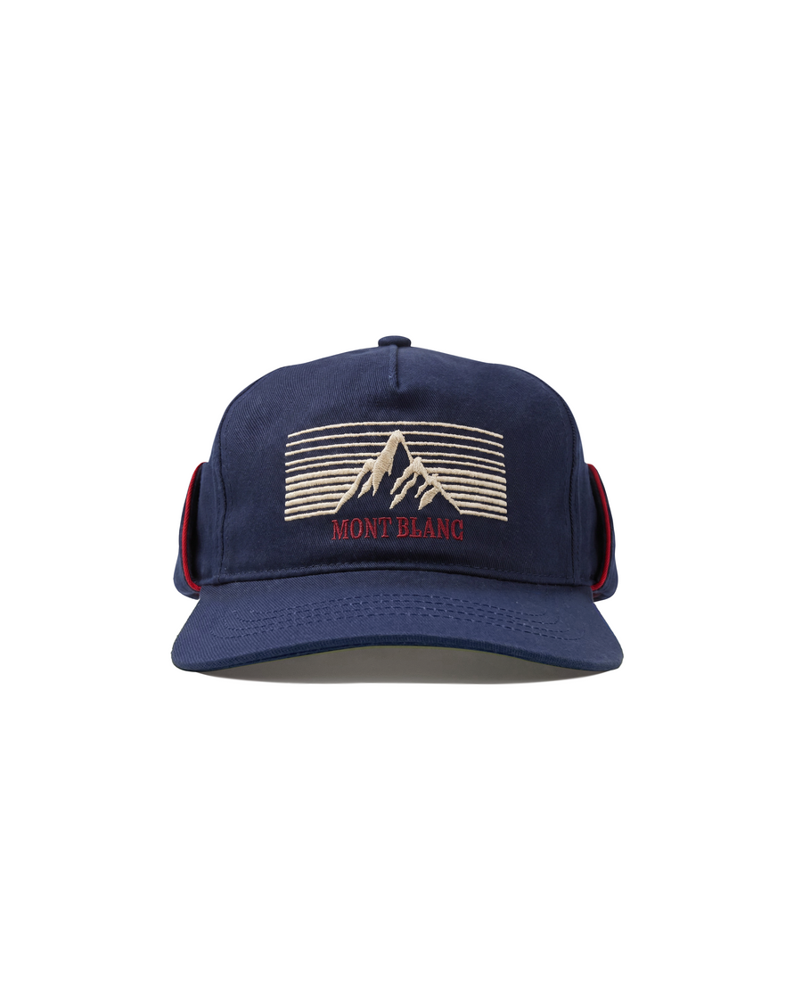 Casquette Visit Mont-Blanc bleu et rouge pour homme, vue principale