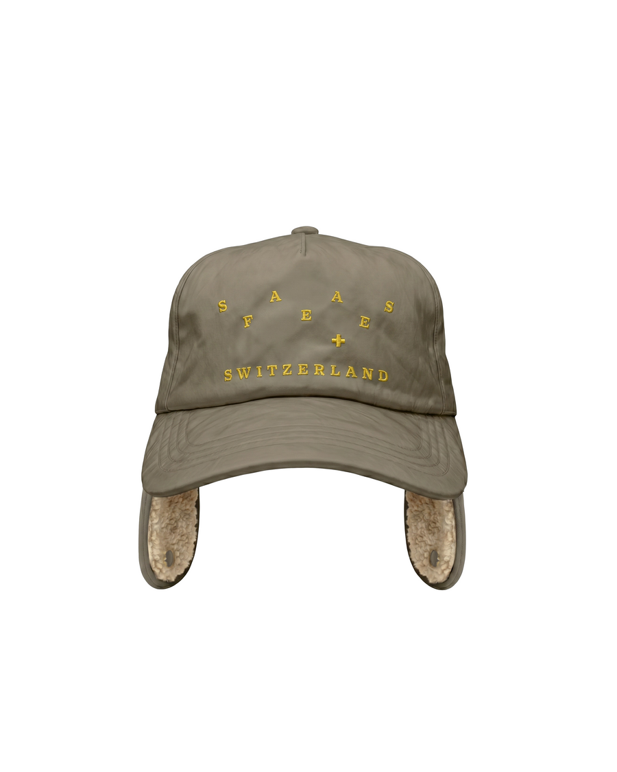 Casquette Visit Saas-Fee beige et jaune pour homme, vue principale