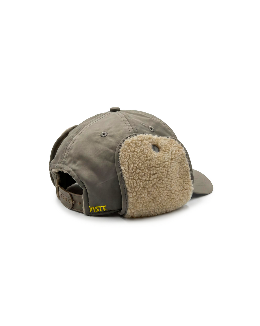 Casquette homme Visit Saas-Fee beige et jaune, autre angle