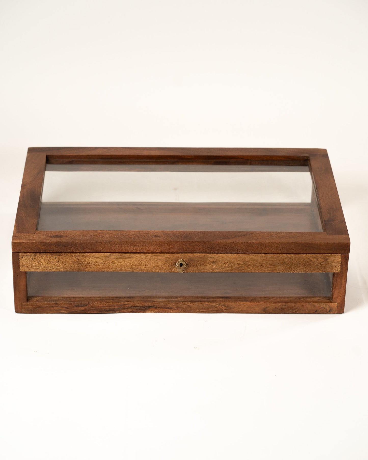 L'ÎLE BLEUE - VITRINE EN BOIS