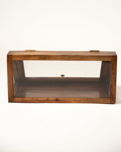 L'ÎLE BLEUE - VITRINE EN BOIS