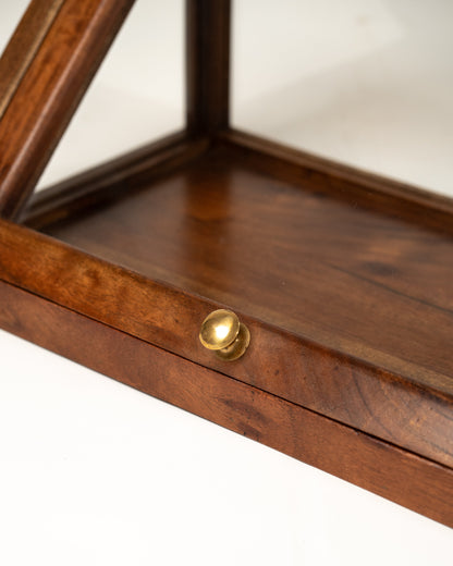 L'ÎLE BLEUE - VITRINE EN BOIS