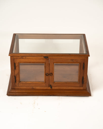 L'ÎLE BLEUE - VITRINE EN BOIS