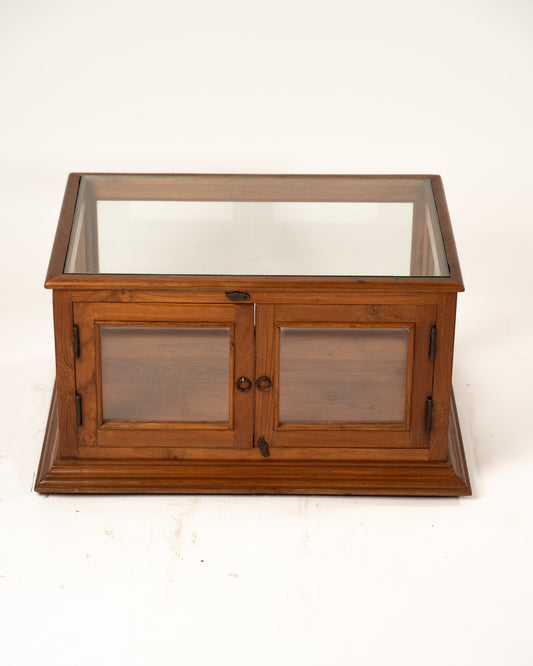 L'ÎLE BLEUE - VITRINE EN BOIS