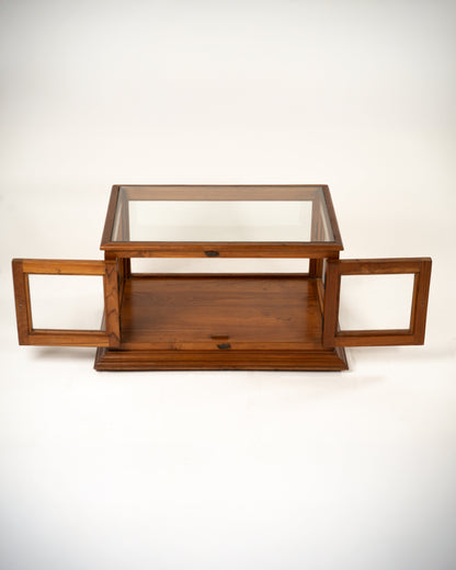 L'ÎLE BLEUE - VITRINE EN BOIS