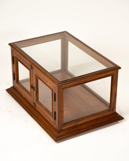 L'ÎLE BLEUE - VITRINE EN BOIS