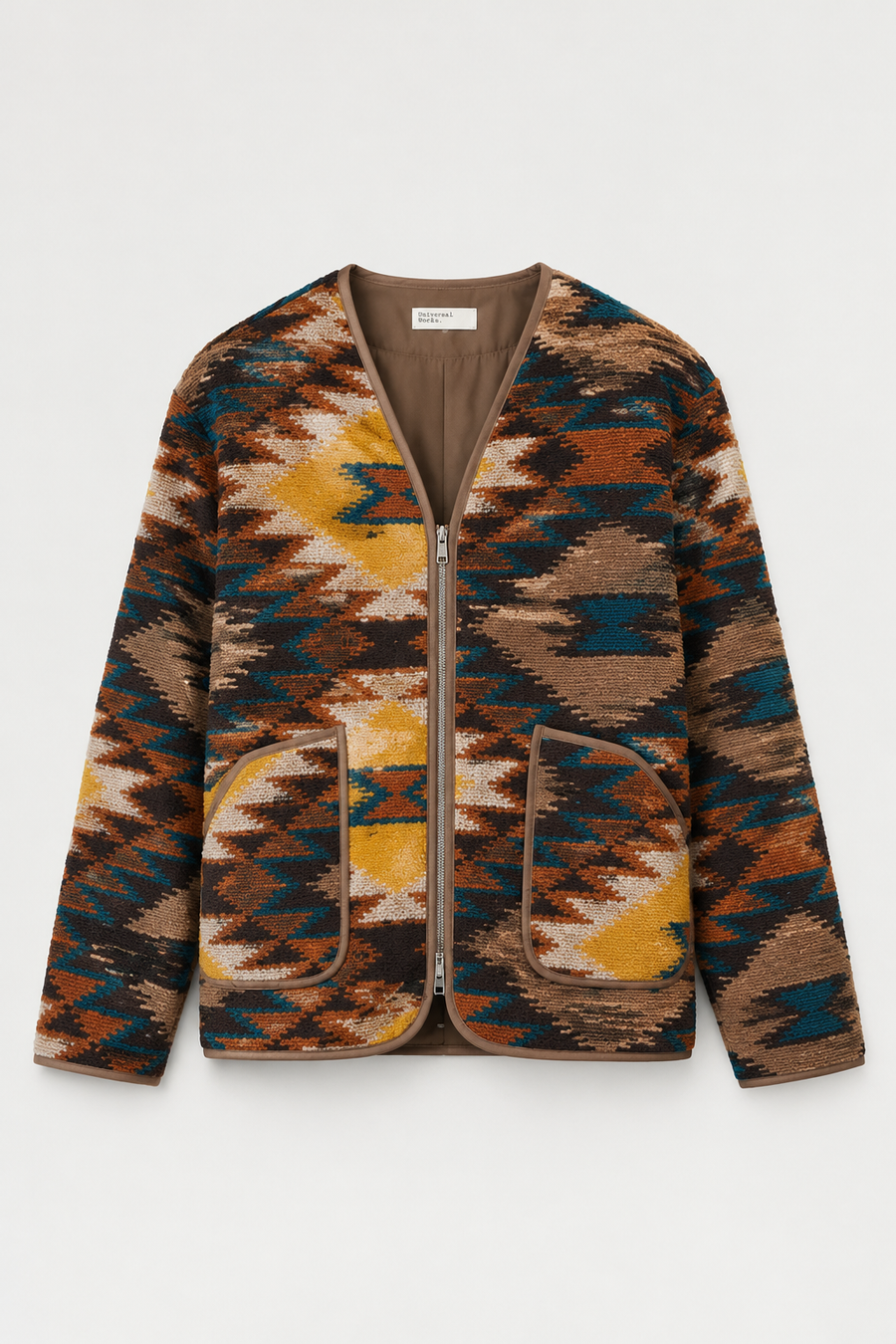Veste homme Wooden Store Cameron Zip coloris Navajo, vue principale