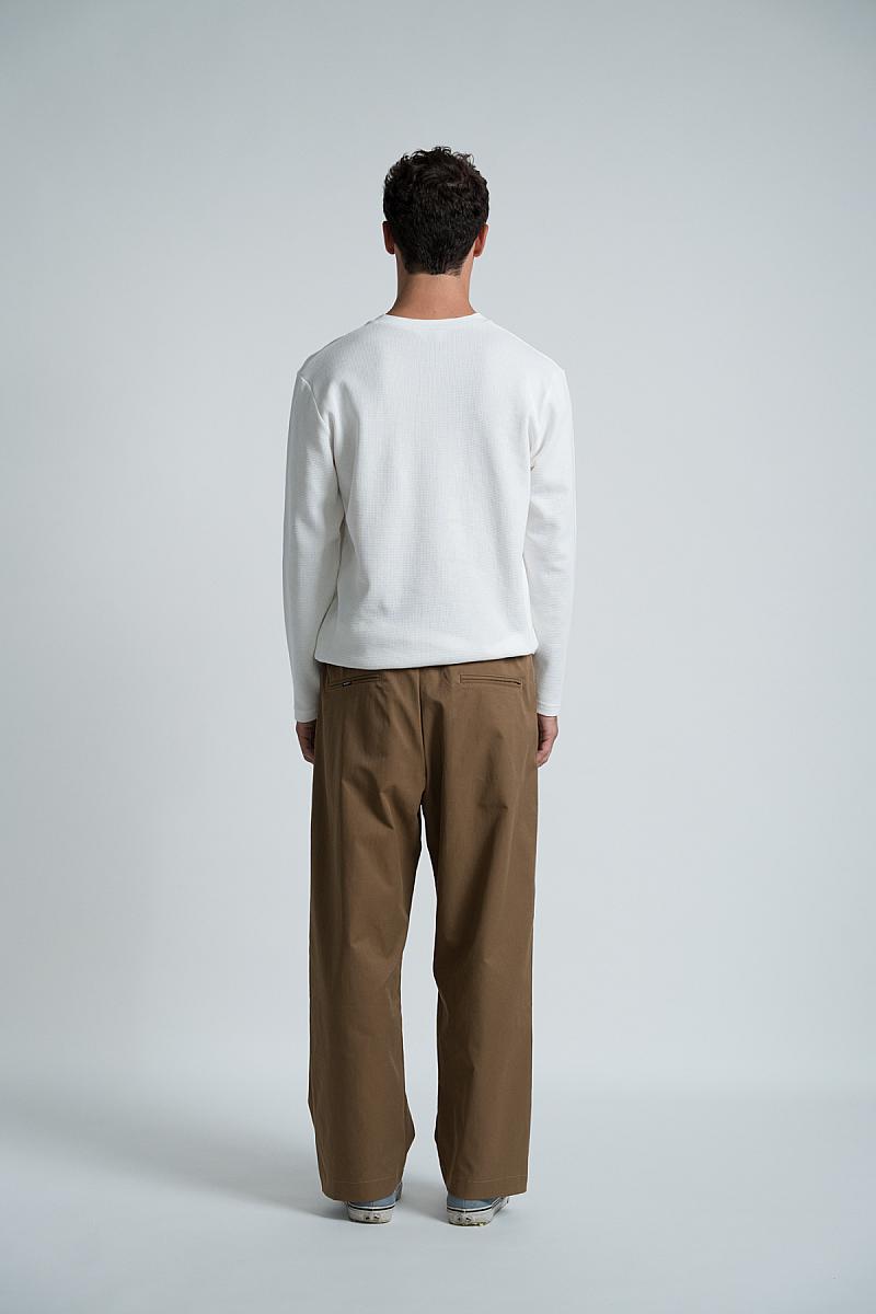 Pantalon homme Wooden Store Osaka coloris cognac, vue complémentaire