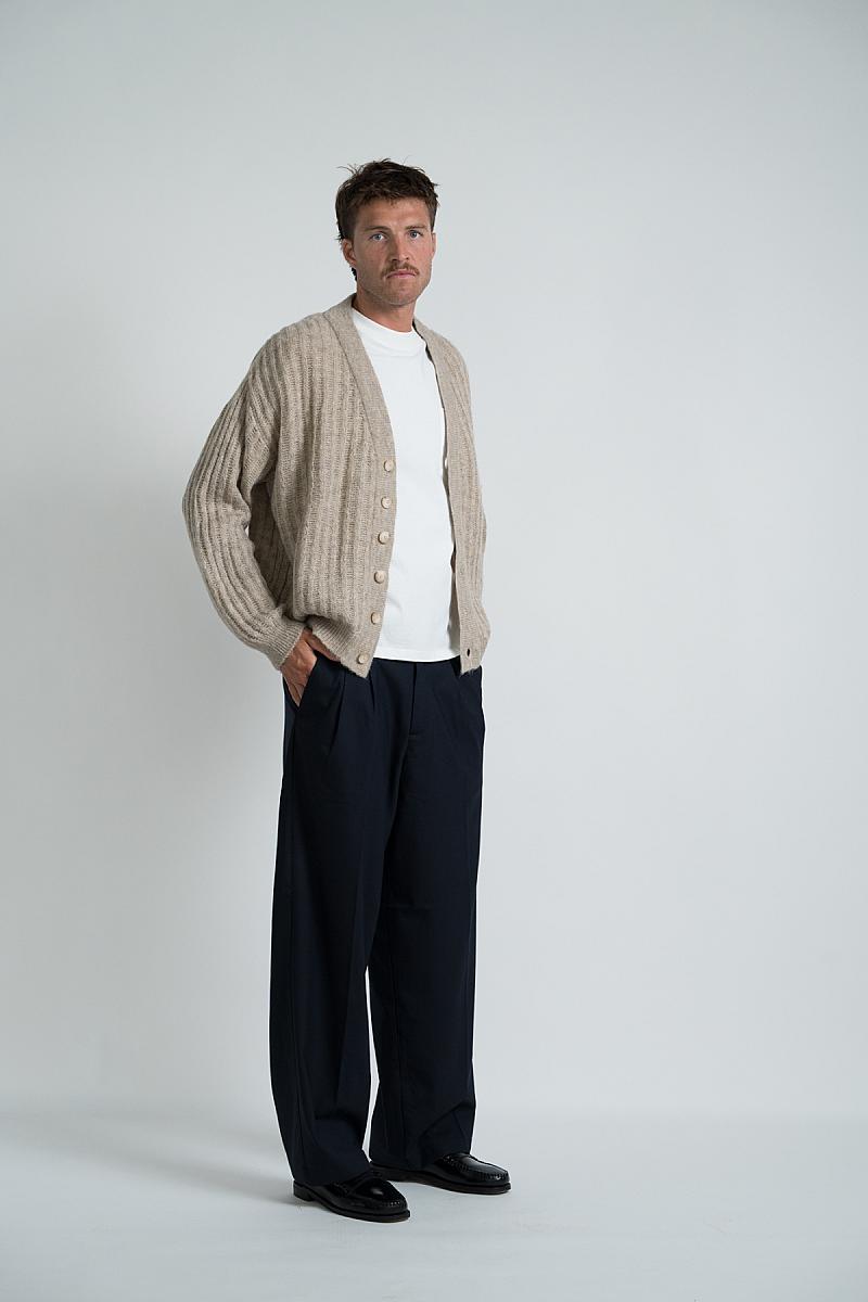 Pantalon homme Wooden Store Osaka coloris bleu clair, vue complémentaire
