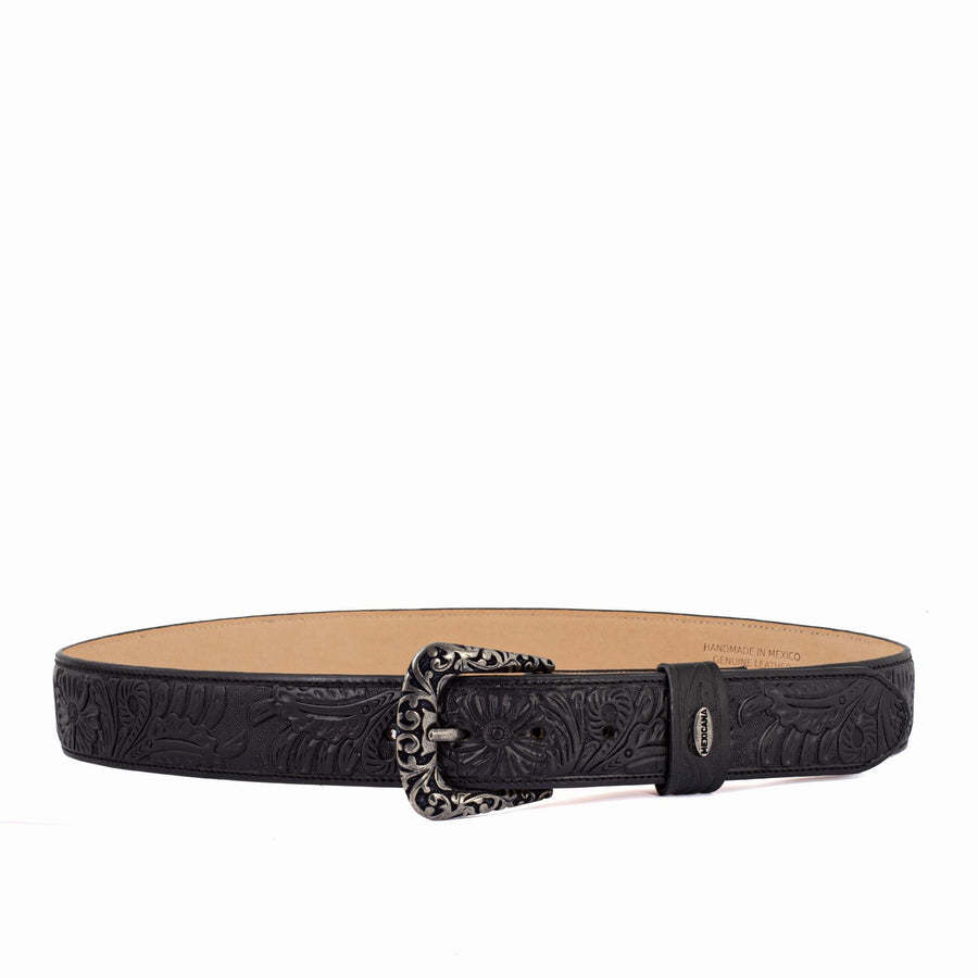 MEXICANA - CEINTURE COWHIDE/GOAT BLACK