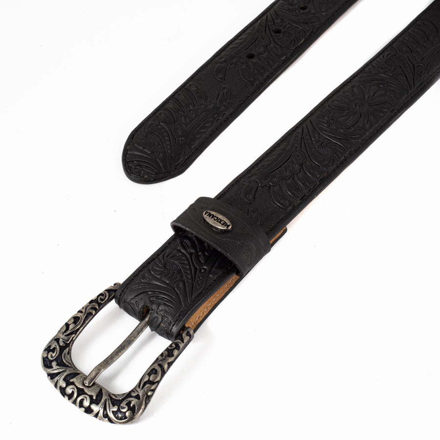 MEXICANA - CEINTURE COWHIDE/GOAT BLACK