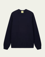 NITTO KNITWEAR - YOURI PULL COL ROND LAINE MARINE