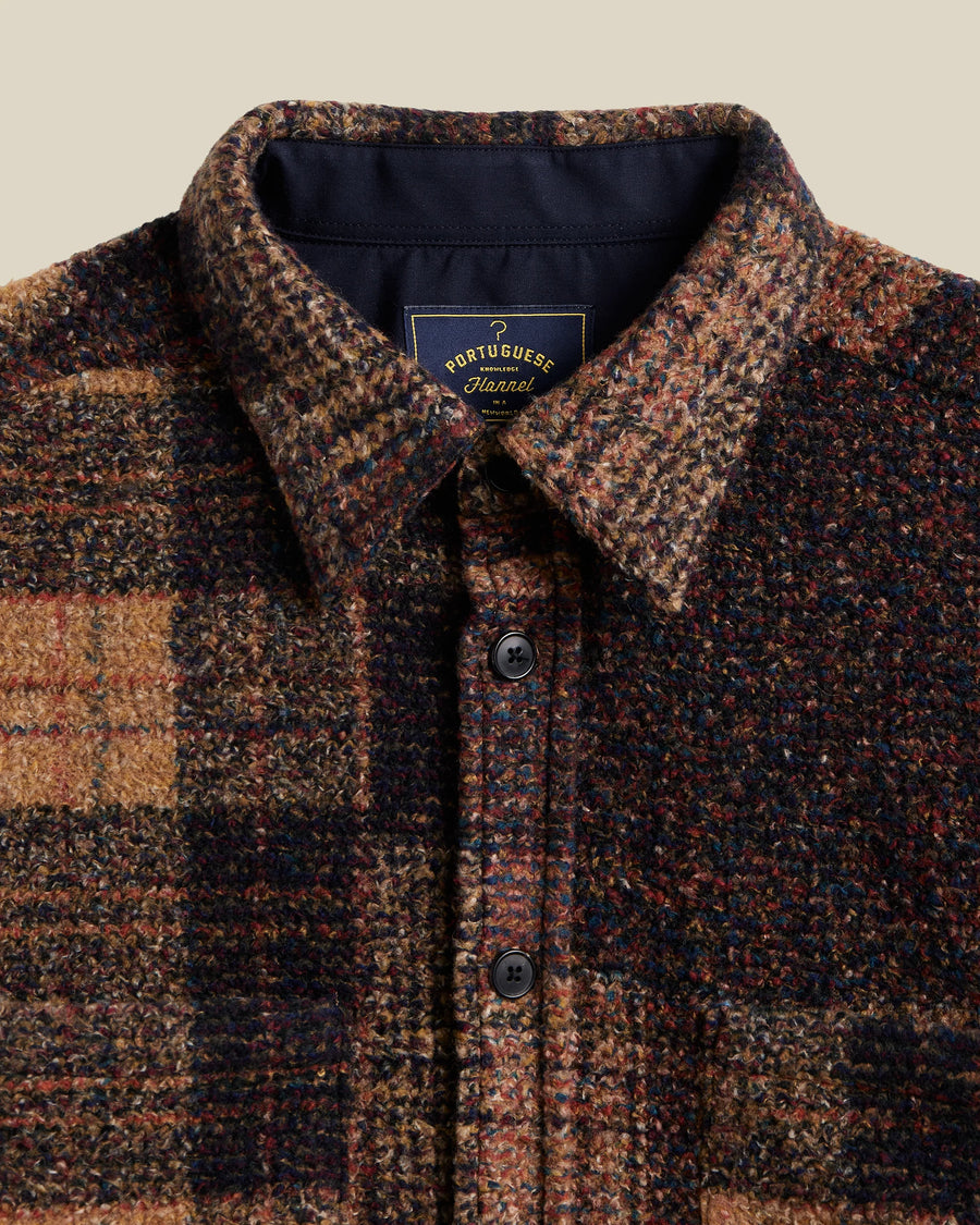 Détail de la matière surchemise Portuguese Flannel Zender