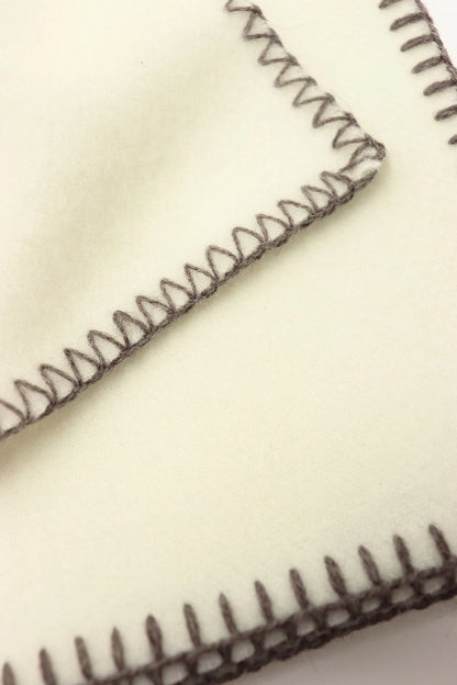 GIARDINO SEGRETO - COUVERTURE CRÈME TAUPE