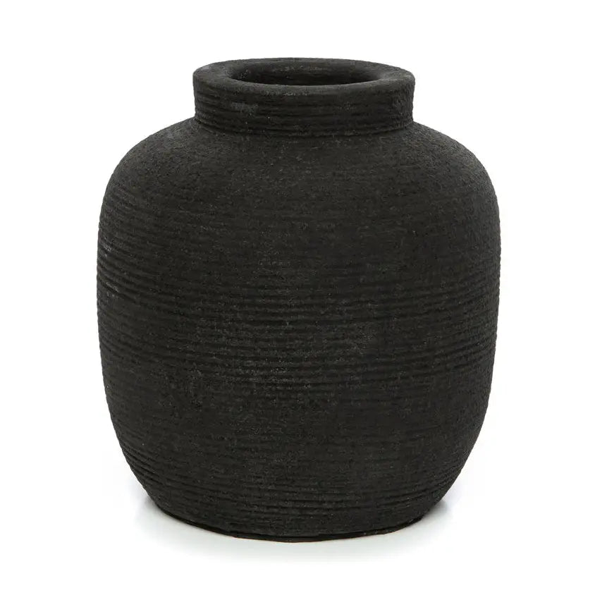 BAZAR BIZAR LIVING - VASE PEAKY NOIR