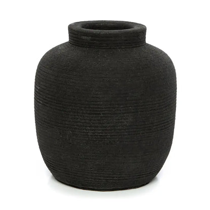 BAZAR BIZAR LIVING - VASE PEAKY NOIR