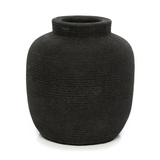 BAZAR BIZAR LIVING - VASE PEAKY NOIR