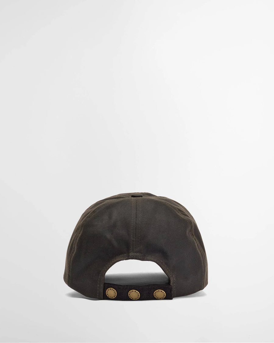 Casquette en coton ciré Barbour Ashby olive brown, deuxième vue