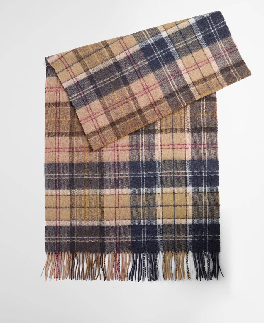 Écharpe tartan en laine d'agneau Barbour Serena femme, vue principale