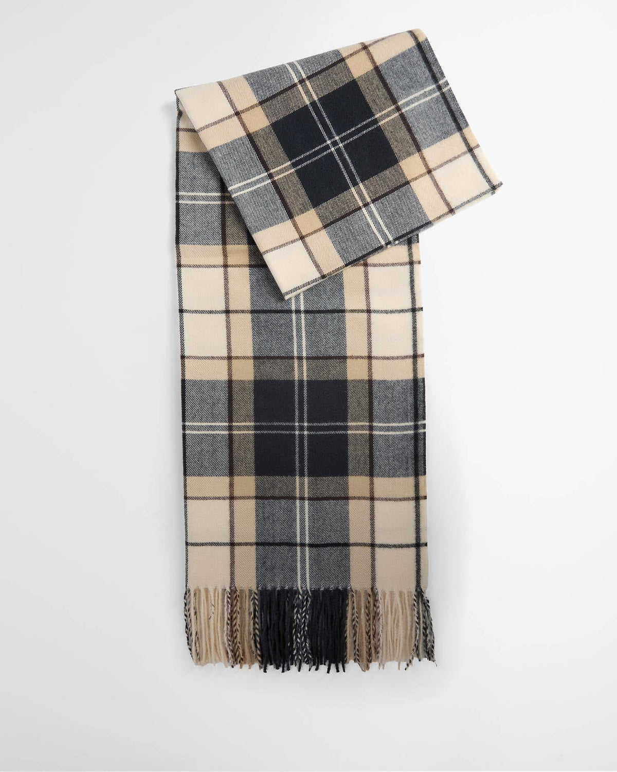 Écharpe tartan Barbour Hailes coloris birchwood pour femme, vue principale
