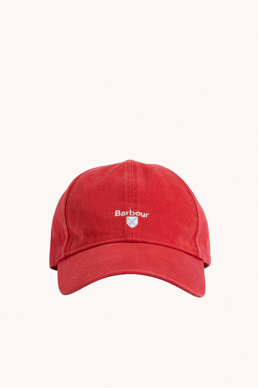 BARBOUR CASQUETTE CASCADE SPORTS ROUGE "LAVA"