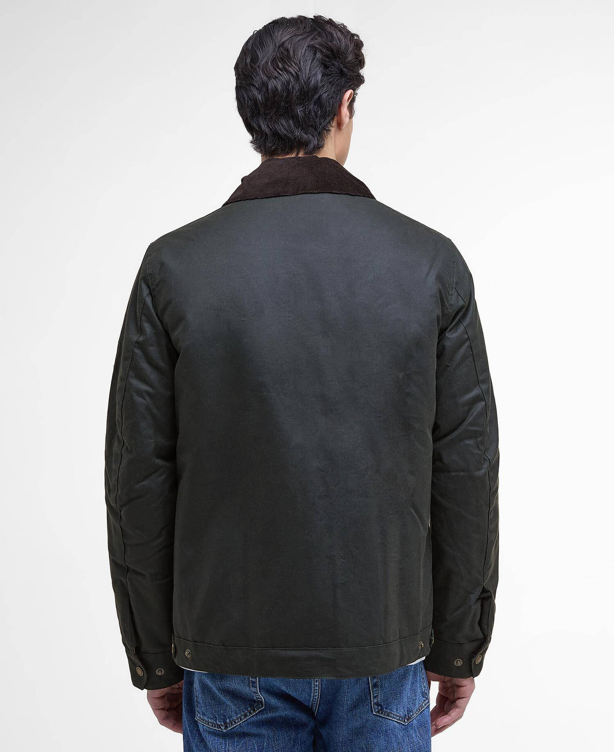 Veste wax Barbour International Workers sage pour homme, sixième vue